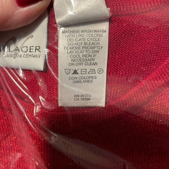 Villager metallic sparkly short sleeve Size M - Picture 9 of 9